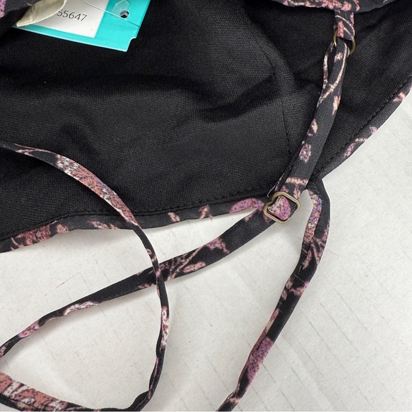 NWT Mason & Belle Midi Marina Dress Purple & Black Floral Pleated | XL - Picture 6 of 15